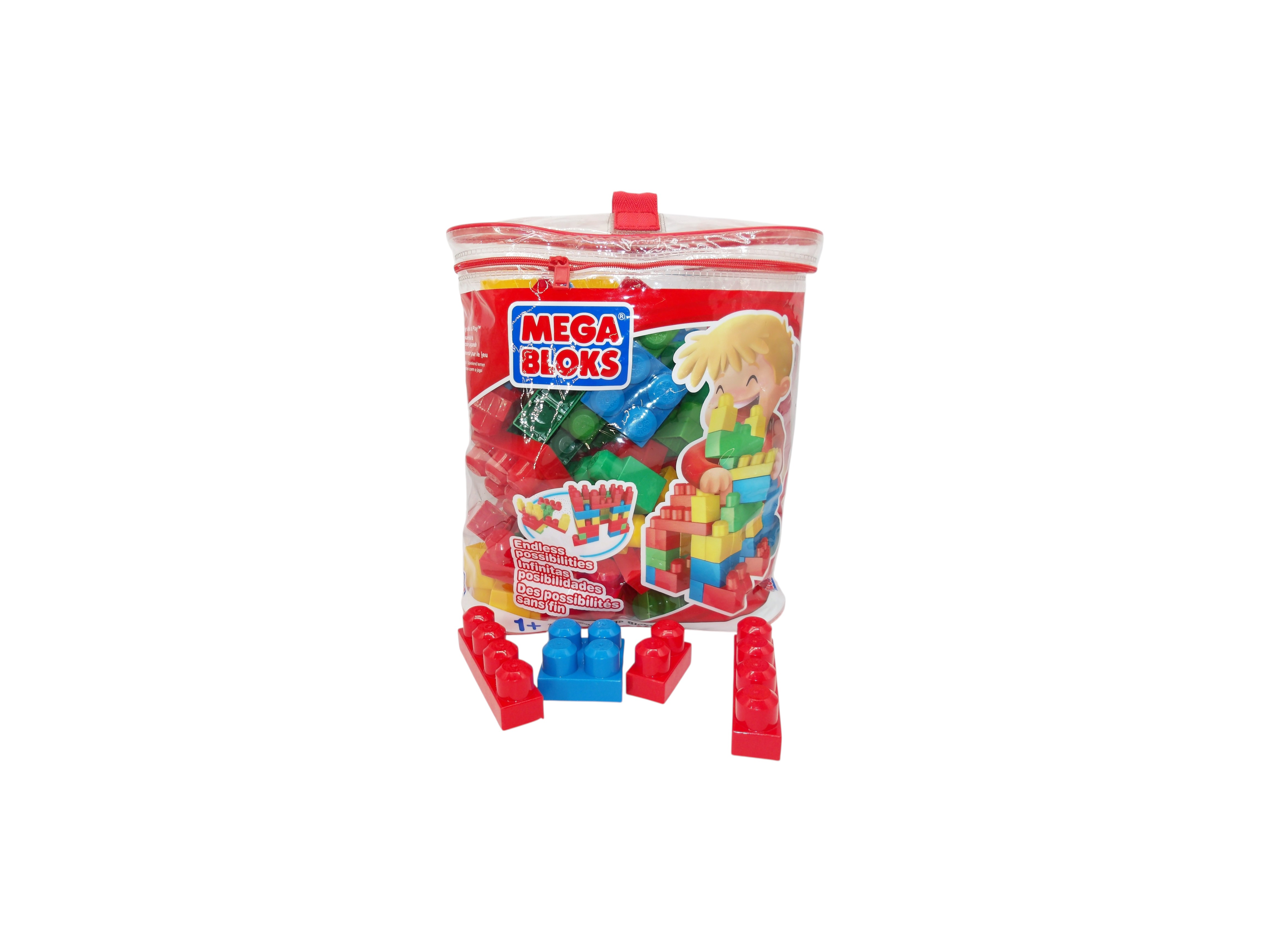 Mega Bloks - Sac 70 briques - Briques de construction Très bon état - Vue 2 - 